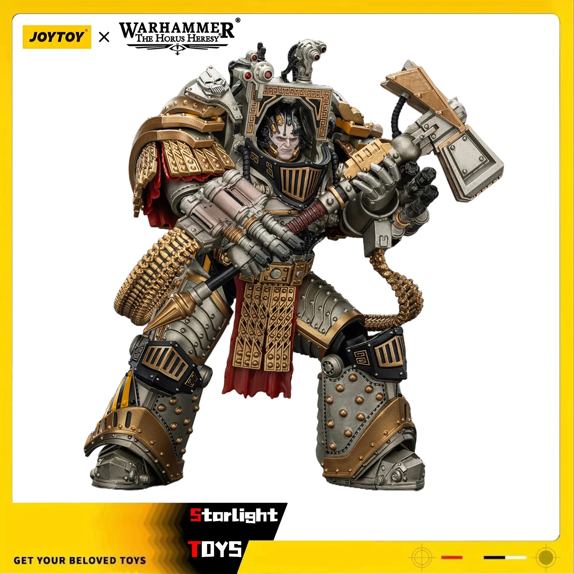 

【Pre-sale】JOYTOY Warhammer 40K Iron Warriors Perturabo Primarch of The LVth Legion 1/18 Action Figure Model Toys