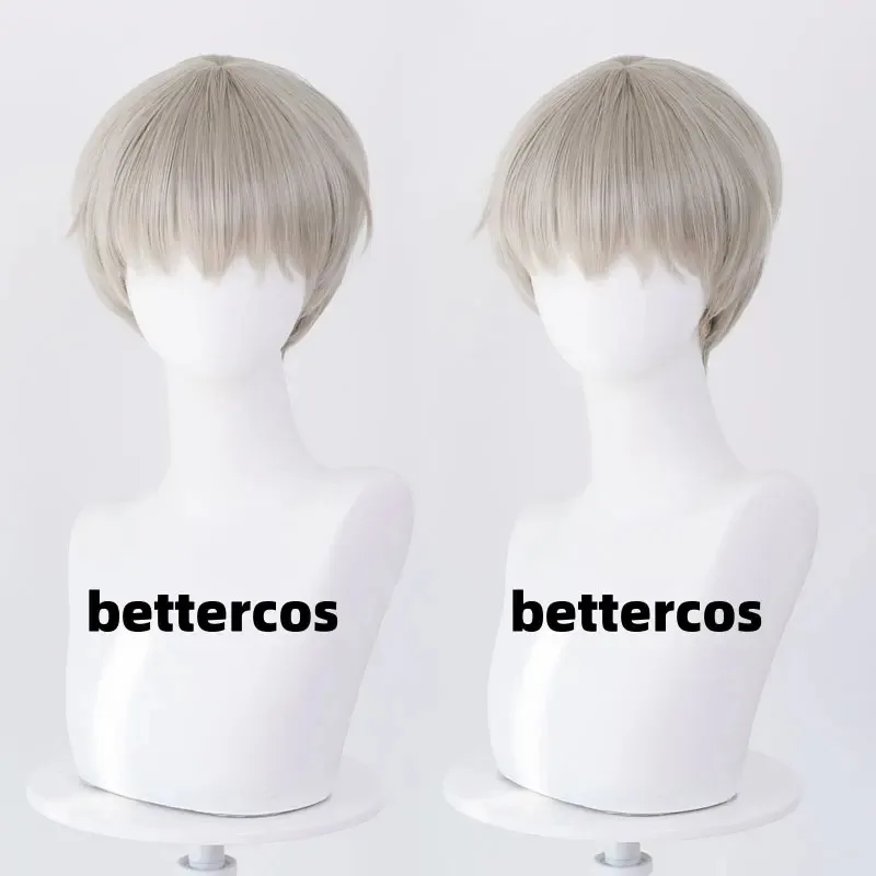 Inumaki Toge أنيمي تأثيري 28 سنتيمتر قصيرة مقاومة للحرارة الشعر دور اللعب الباروكات + غطاء شعر مستعار XGD ، ؛ 7 ؛ FG5F