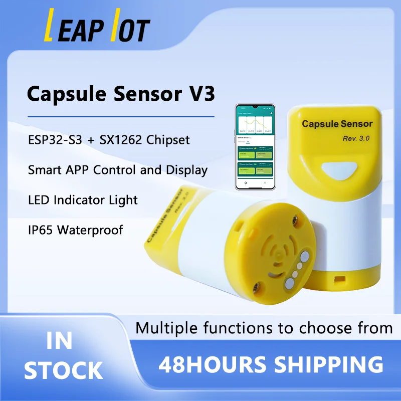 Heltec Meshtastic ESP32-S3 SX1262 Sensor de cápsula de chip V3 compatible con WiFi Bluetooth aplicación móvil para dispositivos IoT LoRa/LoRaWAN