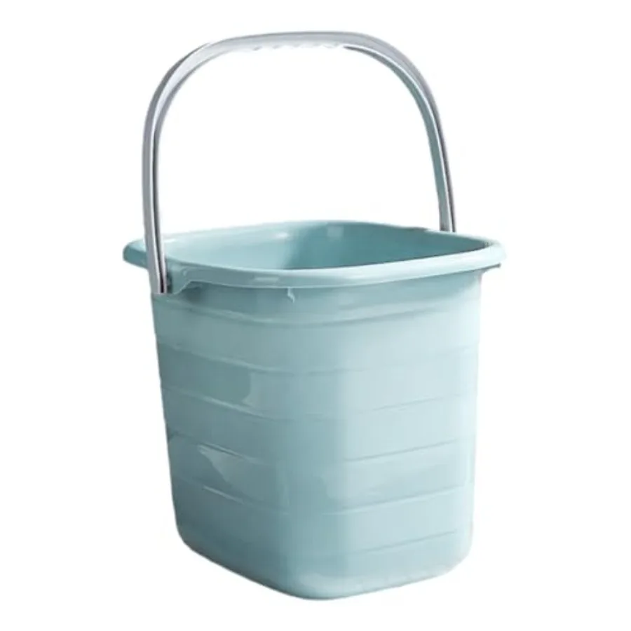 

Пластиковое прямоугольное ведро с ручкой 11 л, портативное ведро для швабры, маленькая бытовая емкость для хранения воды для уборки и купания