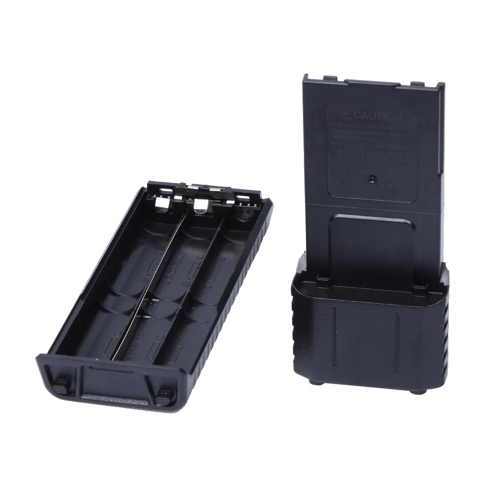 6 AA Extended Battery Holder Shell Box Battery Storage Case for Baofeng Radio F8 F9 UV5R UV5RE Plus