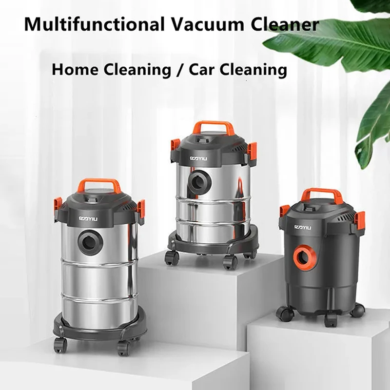 12L Multifunctional High-power Vacuum Cleaner Wet Dry Dual-use Small Large Suction Cleaner for Home Car Commercial Industry Wash