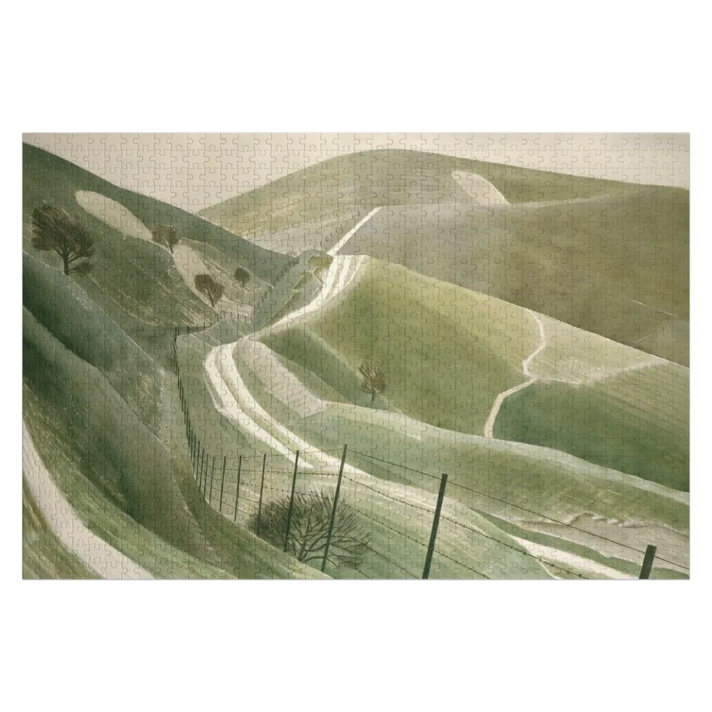 

Eric Ravilious Jigsaw Puzzle Personalized Baby Object Wood Name Puzzle