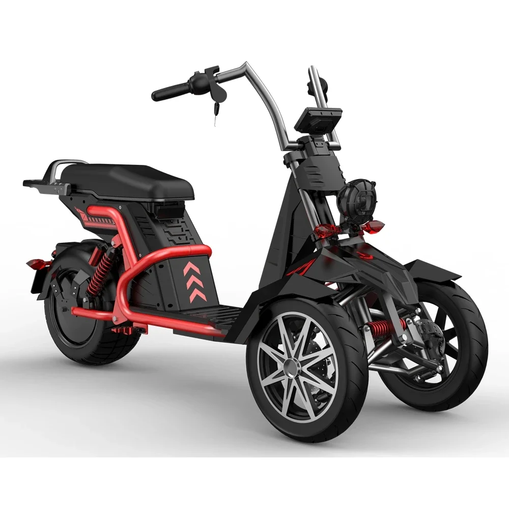 Electric Passenger Tricycle Rooder EEC 3 Wheel Electric Scooter Electric Motorcycle 2000W 3000W Motorcycle