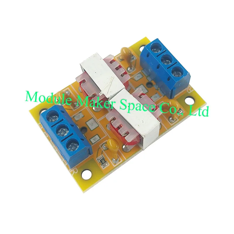 1pcs XH-M372 Stereo Audio Isolator Vehicle Common Ground Loop Suppressor Interference Noise Isolation Module Transformer Coupler