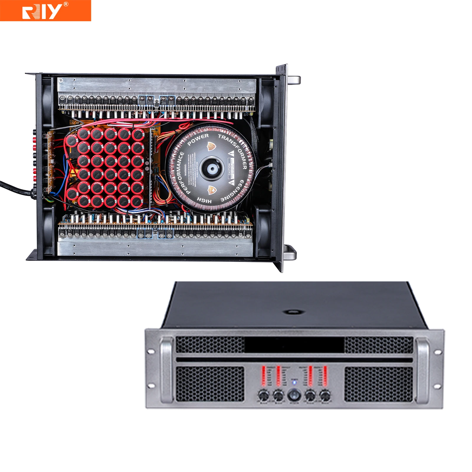 MT-8000 Professional Power Amplifier 4CH*1500W at 8 Ohms with 104pcs IC for KTV\Church\Stage\Theatre Outdoor Performance Use