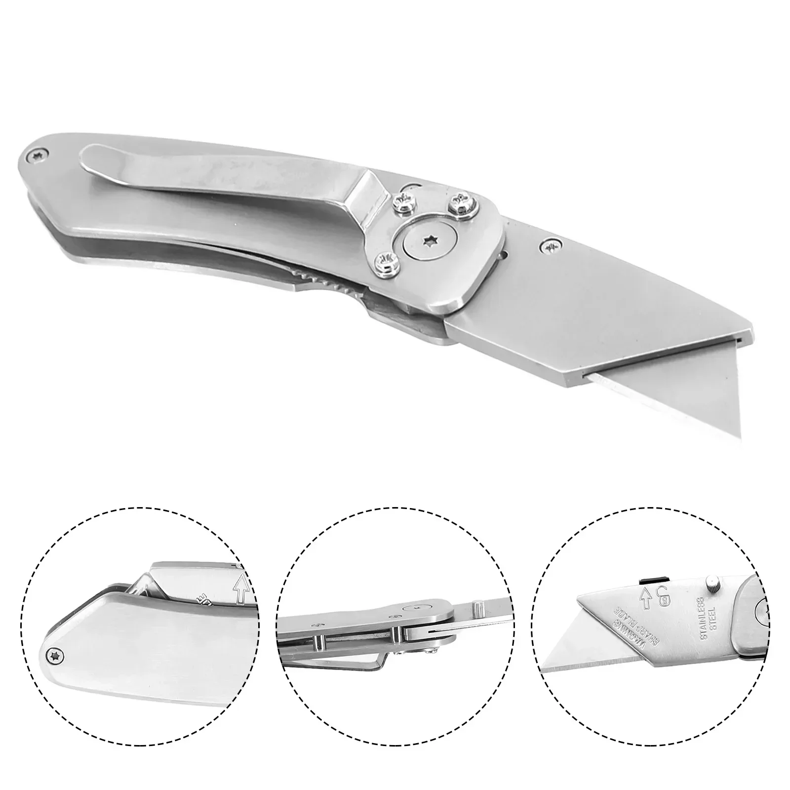 Universal Cutter Cutter Cutter Tool Cutting Tool Folding Blade Cutter Hook Cutter Paper Paper Cutter Trapezoidal Blade