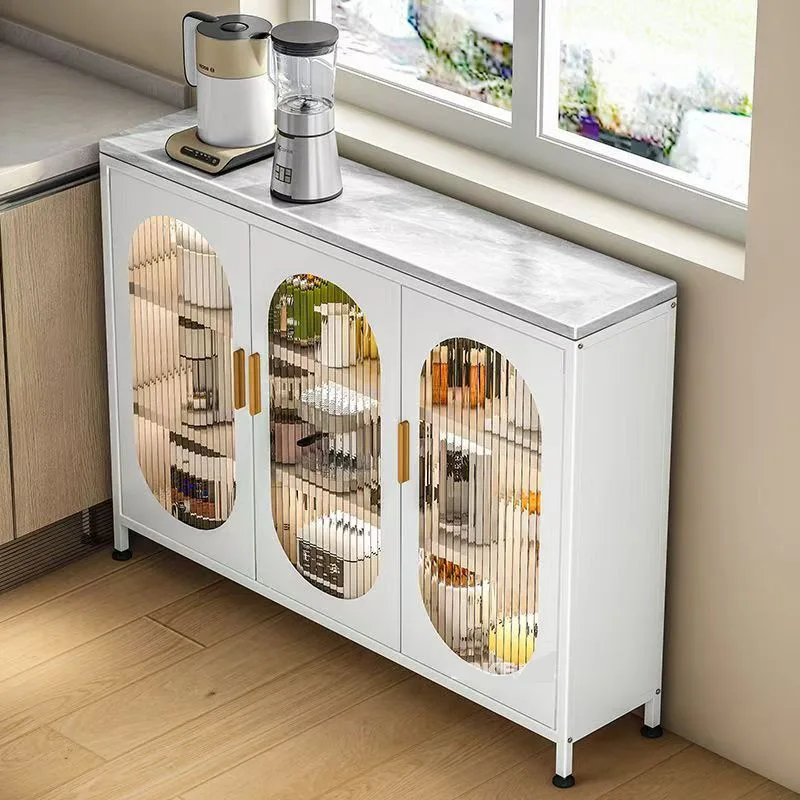 Slate Kitchen Shelf Side Cabinet Thin Cabinet Crack Dining Side Cabinet Floor-to-ceiling storage Shelf Kitchen storage