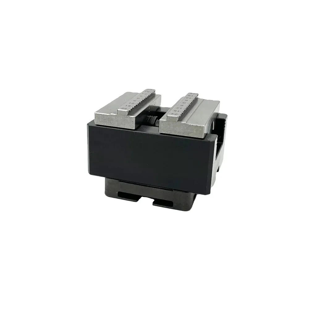 

5-Axis CNC Precision Steel Self-Centering Vise | 0-55mm Clamping with 3R Pallet High Accuracy (HE-R06822.R)