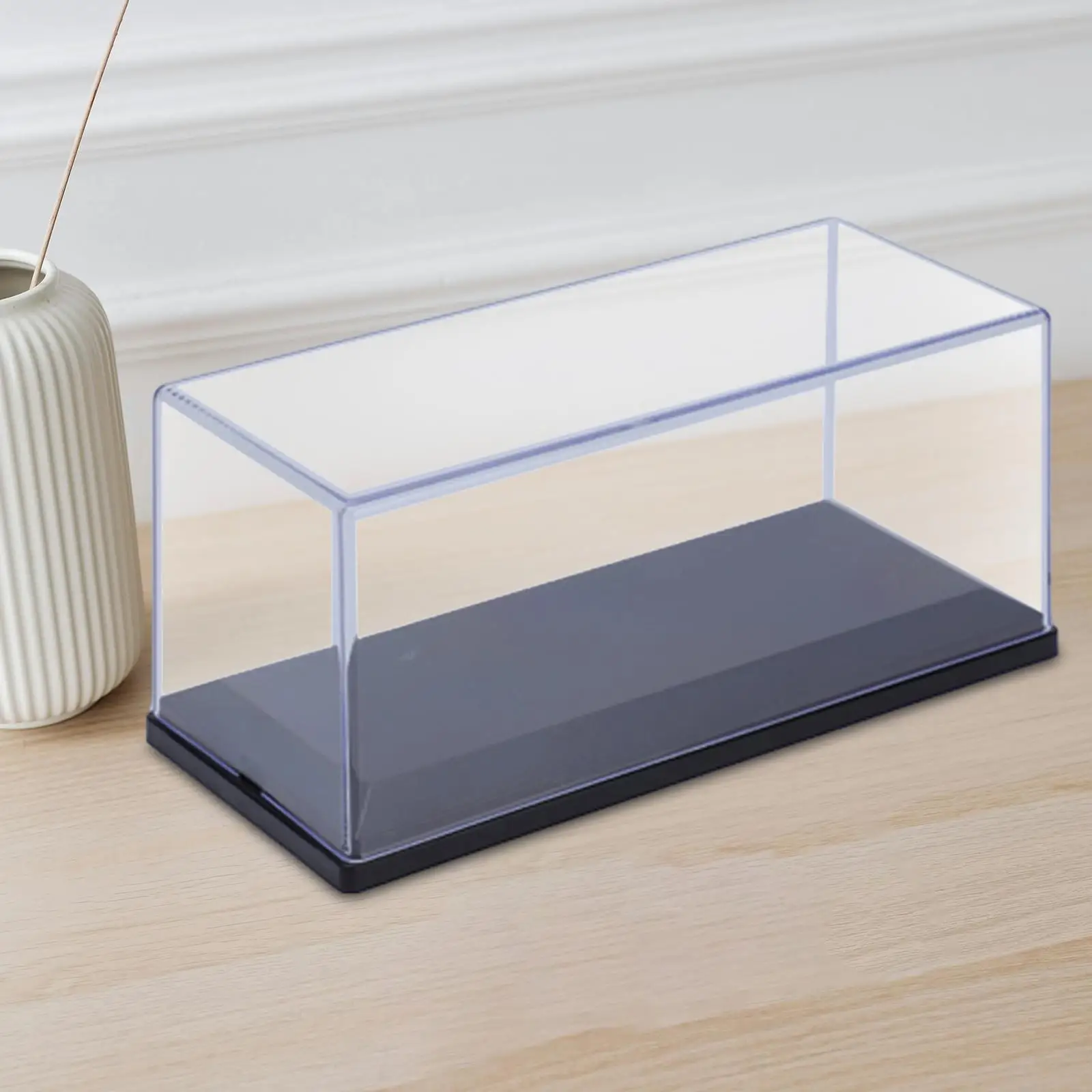 Acrylic Model Car Display Case Dustproof Protective Showcase Box for 1/43 Scale Toy Vehicles and Statues