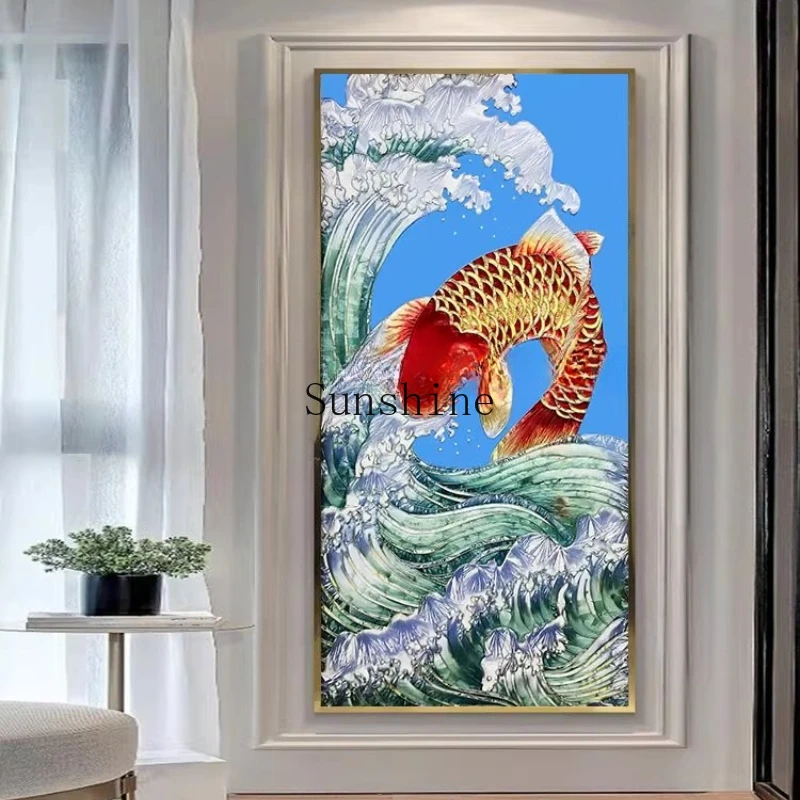 

Modern simple light luxury hanging painting restaurant bedroom corridor aisle hand-painted mural