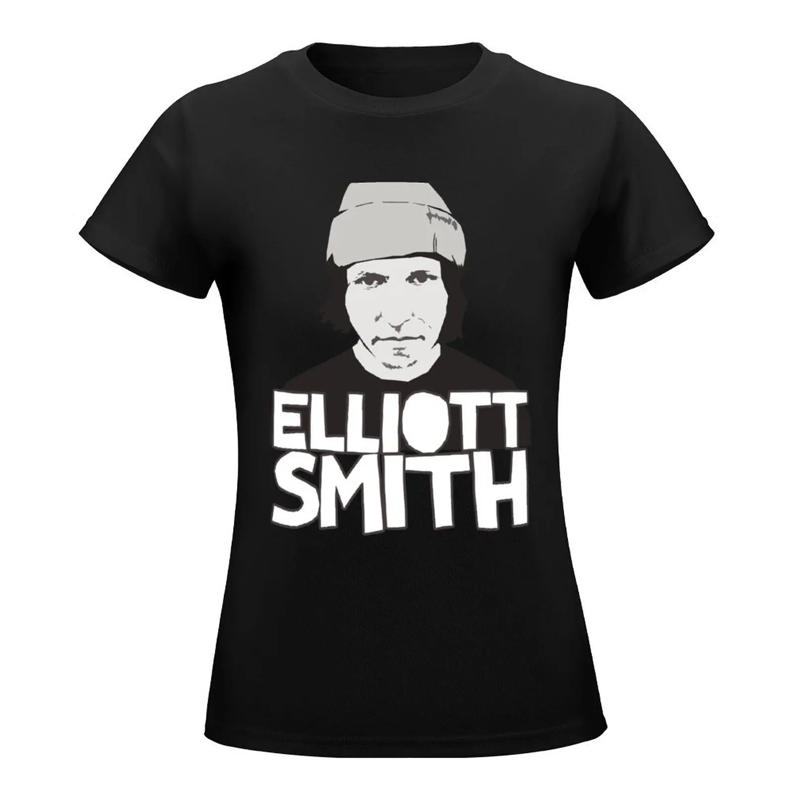 Elliott Smith T-Shirt summer top korean fashion female t shirt Women