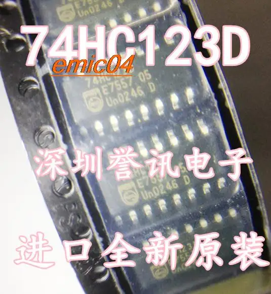

10 шт. оригинальный запас 74HC123D SOP-16