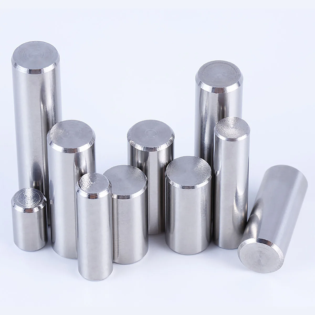 304 Stainless Steel Solid Cylindrical Pin / Locating Pin / Fixing Pin M1-M12