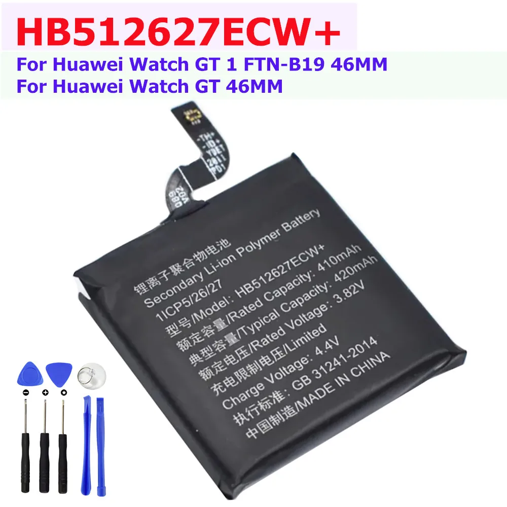 Original New Battery for Huawei Watch 1 2 Pro 4G GT 2 GT2 42mm 46mm HB532729ECW HB512627ECW HB302527ECW HB472023ECW HB442528ECW