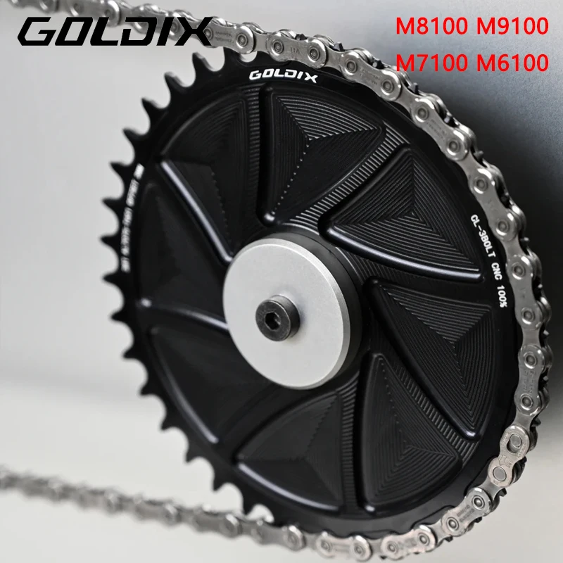 

GOLDIX Direct Mount AERO Chainring 32-42T CNC Machining Wide Narrow Teeth Chainring for M8100 M9100 M7100 M6100 Crank