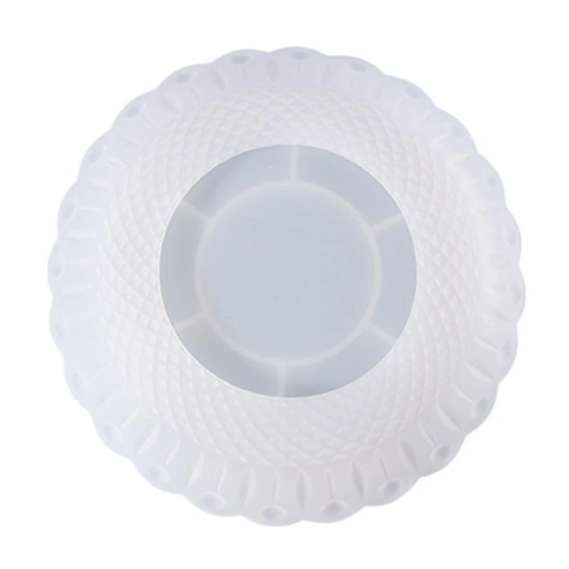 N5KA Nut Snacks Tray Box Dish Silicone Mold Tray Resin Mold Serving Board Plate Epoxy Resin Mould Handmade Mould