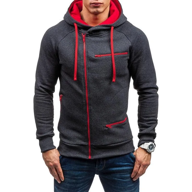 

Men's Casual Sport Hoodie Sweatirt Long Sve Youth Active Sle Knitted Cardigan een Camouflage Pattern Spring Autumn Wear