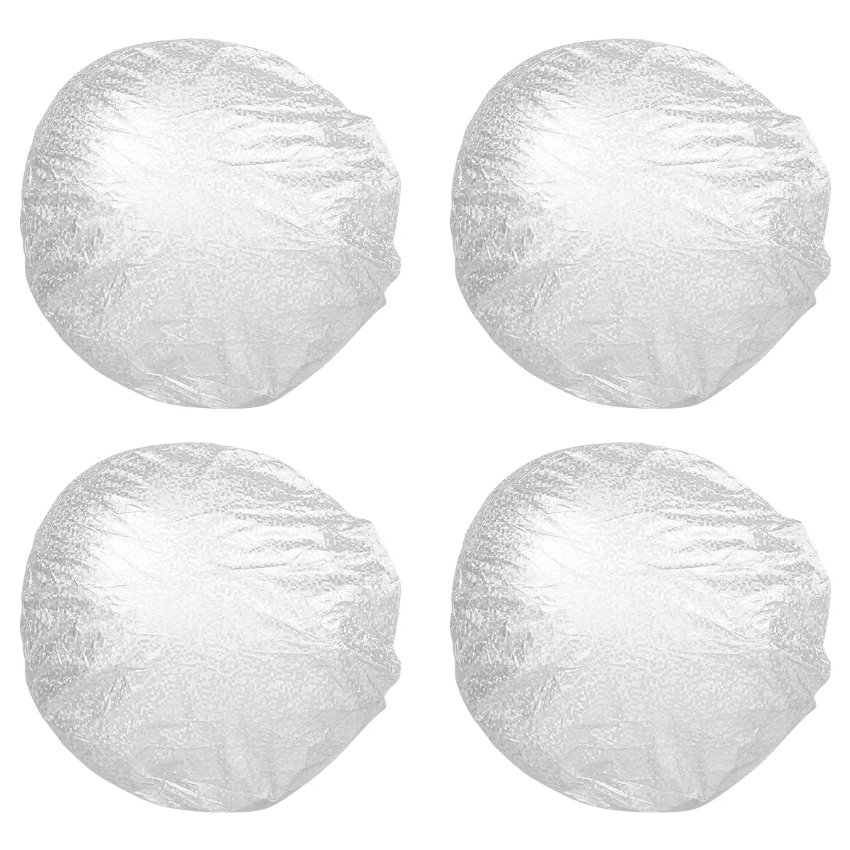 

4 Pcs Tire Shield Covers Weatherproof Protector Protection Car Silver Dust Sun