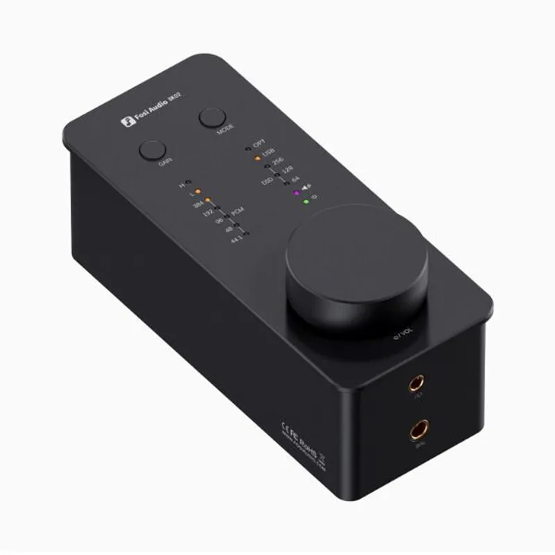 

Fosi Audio SK02 ЦАП Усилитель для наушников Предусилитель Поддержка DSD 256 PCM для сбалансированных наушников 3,5 мм и 4,4 мм