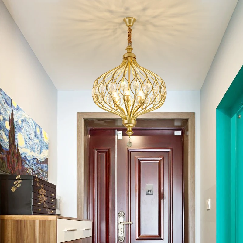 Modern Crystal Chandelier Lighting For Kitchen Bedroom Art Deco E14 LED Chandeliers Ceiling Lustre Cristal Light Fixtures