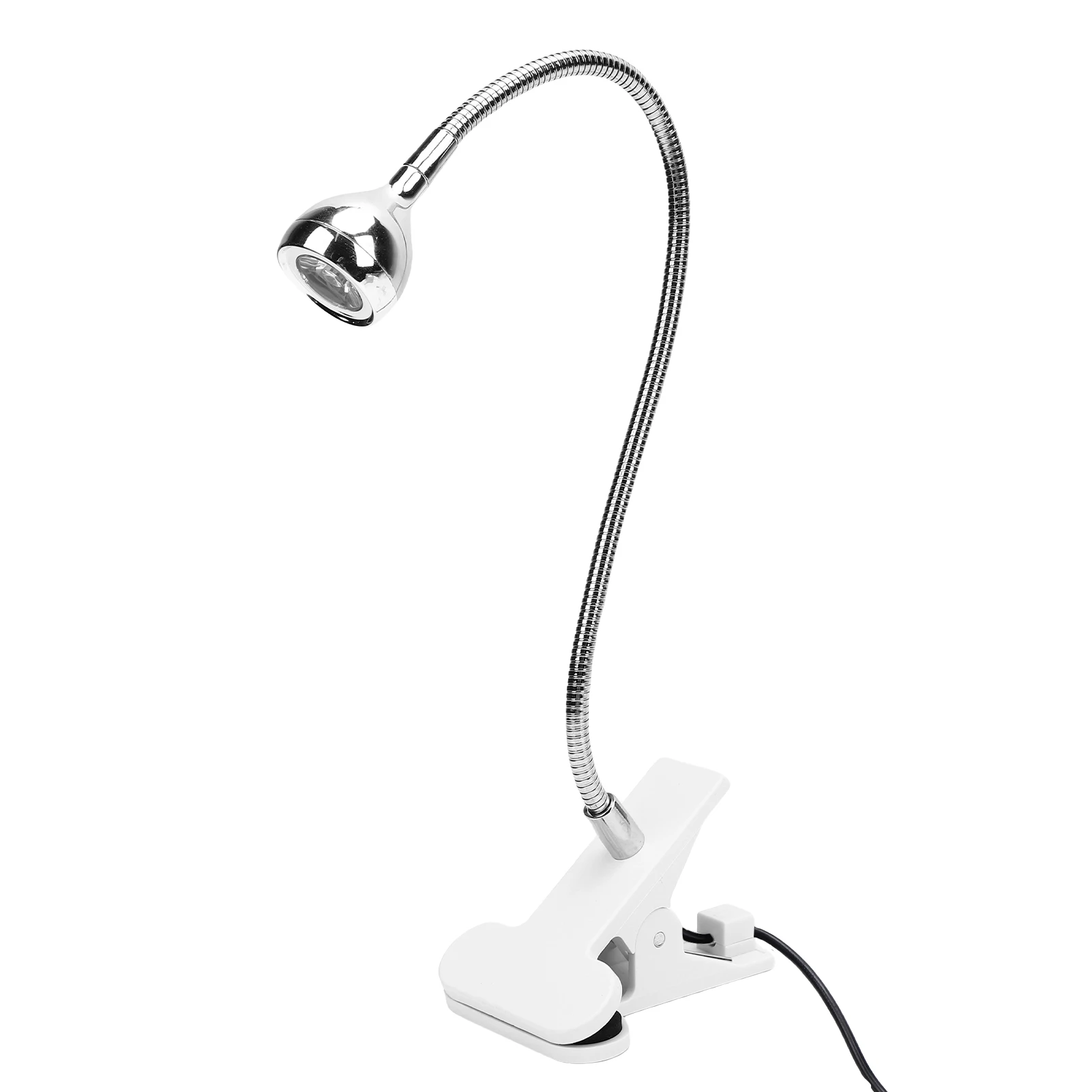 Lámpara UV para uñas de 395 nm, lámpara de curado de uñas de gel alimentada por USB, secador de uñas de esmalte de gel portátil con encendido/apagado, abrazadera fuerte, 360 °   Rota Rota- mostrar título original