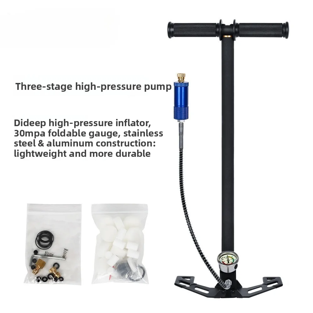 Stainless Steel High Pressure Pump 30MPa 40MP Three-stage Water-cooled Oil-cooled Air-cooled Hand Pump