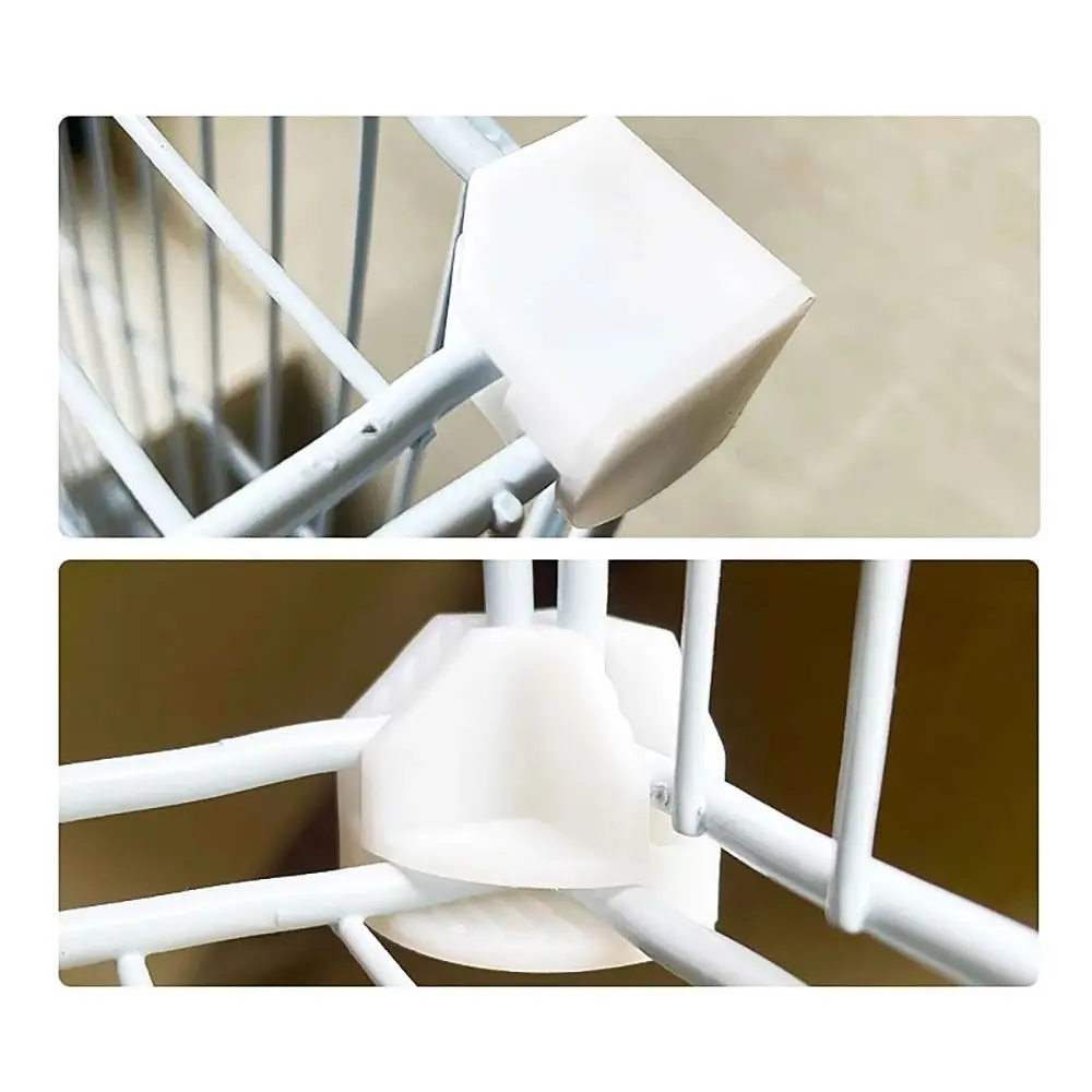8Pcs Fasteners Accessories Wire Cube Connectors Storage Shelving Modular Organizer DIY Cage Buckles Cabinet Closet Clasp Plastic