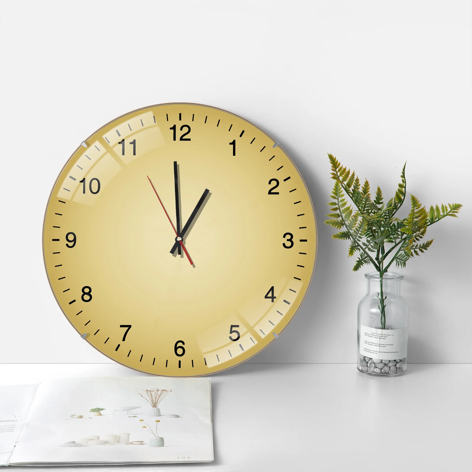 

1Set Metal Clock Hands Kit Decorative Replacement Pointers Sturdy Elegant DIY Clock Parts for Household Repairs