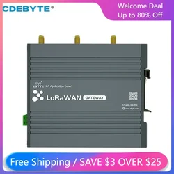 CDEBYTE SX1302 Gateway LoRa 915 MHz Ad alta velocità 8 canali 27 dBm 3KM E870-L915LG12 Gateway protocollo standard LoRaWAN semi-duplex