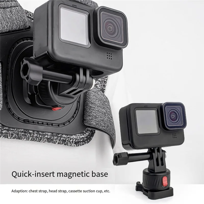 Compact For Gopro Insta360 Go 3 Sports Camera Magnetic Multifunctional Head Base Adapter Accessories D