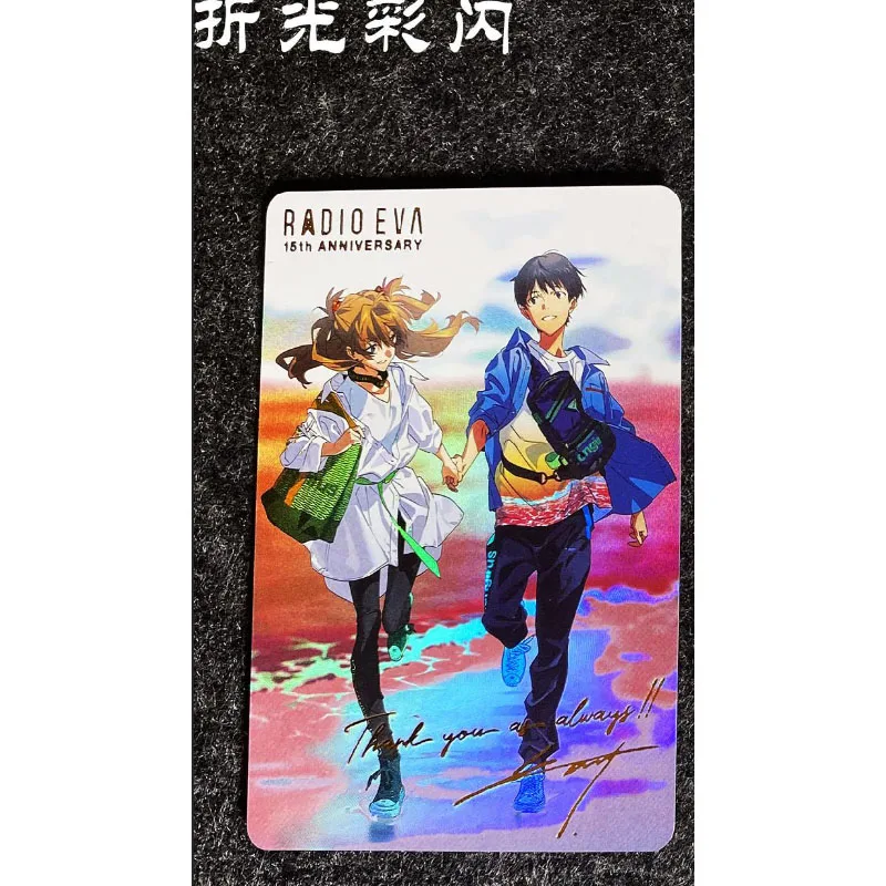 Neon Genesis Evangelion Ayanami Rei Asuka Langley Soryu DIY Homemade Collection Card Christmas Birthday Gift Game Toys