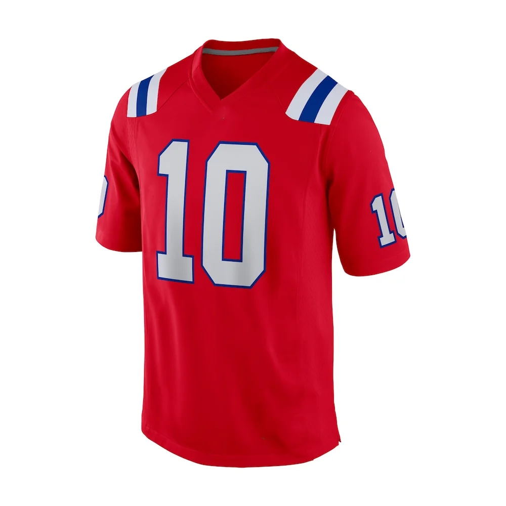 24-25 Summer Adult New England American Football Jersey Rugby Jersey Sportswear Training Jersey T-shirt Maye10# Cool