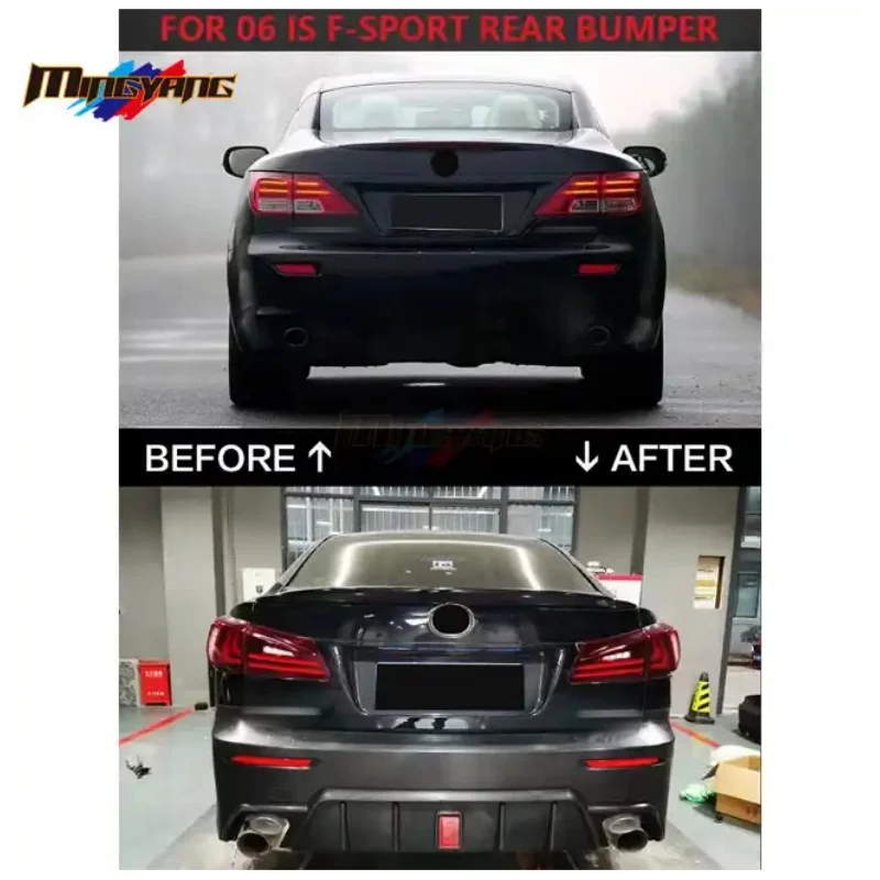 New arrival IS old change 2020 ISF rear bumper bodykit for Lexus Is250 IS250c is300 is300c body kit