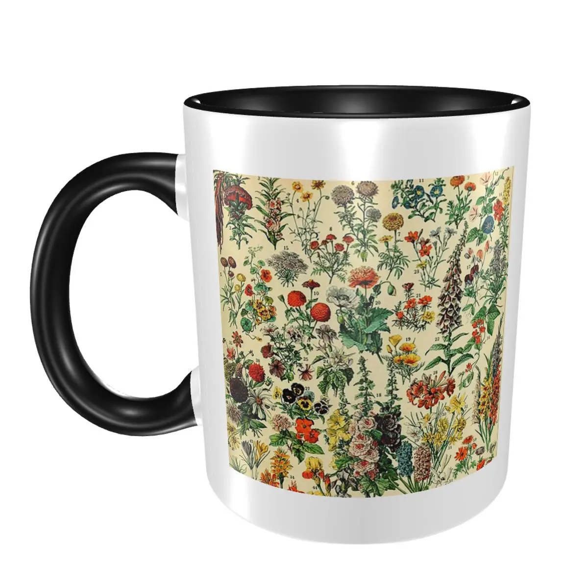 

Виды цветов, кружка Адольфе, кружка Millot, забавные керамические кофейные чашки, чайные кружки, чашка для молока, посуда для напитков, подарок для женщины и мужчины