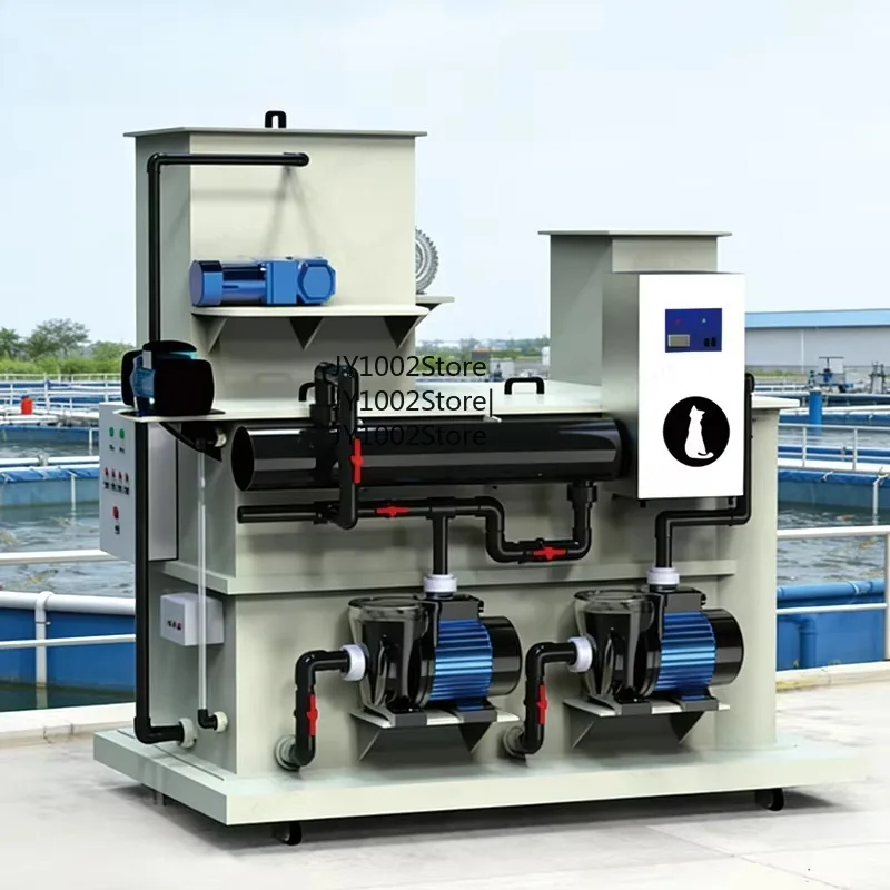 Pacific White Shrimp OEM/ODM Integrated Solutions Low Water Exchange Design Integrated RAS for Shrimp Farming
