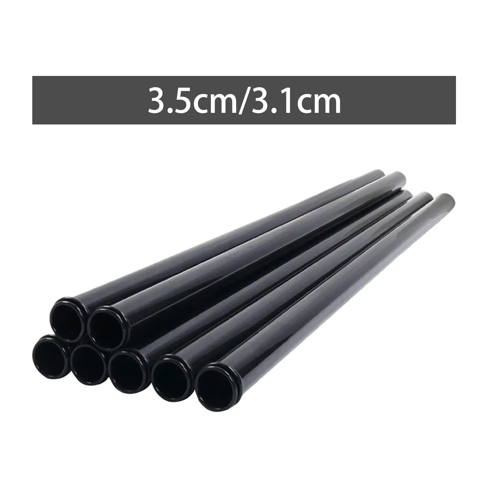 7Pcs Golf Club Tube Black Portable Golf Bag Tubes 34inch Length Protection Club