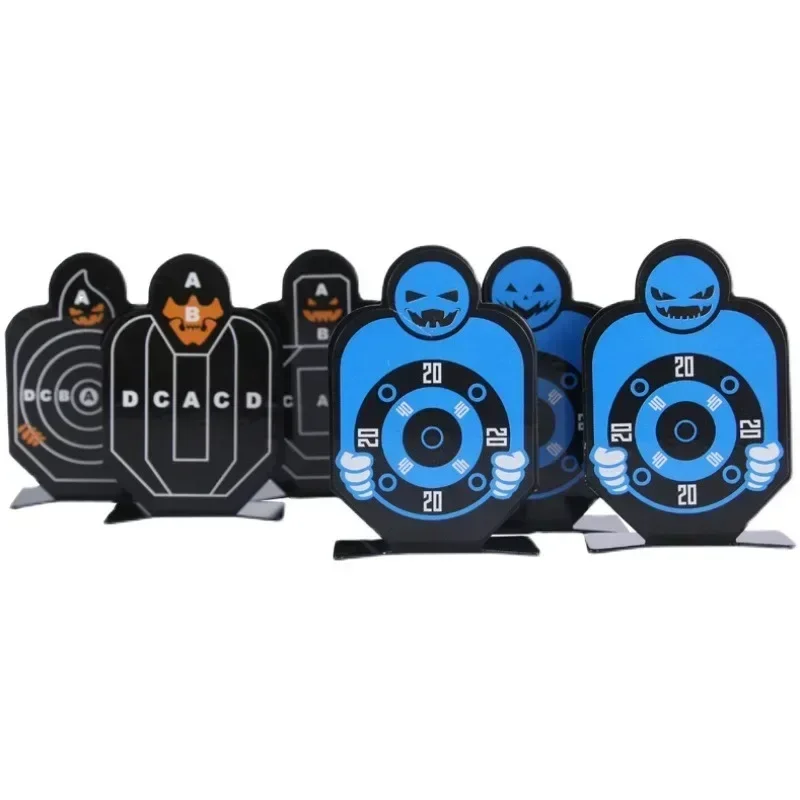 BSlingshot الفولاذ المقاوم للصدأ الهدف رصاصة طرية بندقية الهدف اطلاق النار ممارسة المعادن الحديد لعبة الأهداف مقلاع الملحقات