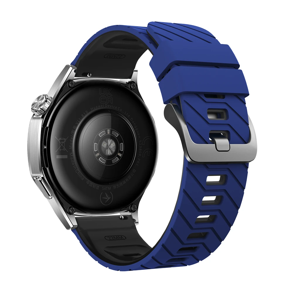 Cinturino da polso in silicone da 22 mm per HUAWEI WATCH 5 4pro/GT6 5 Pro/GT 5 6 4 3 46mm Runner Ultimate Bracciale sportivo Accessori per cinturini