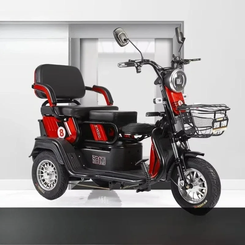 Electric Household Male and Female Shuttle Children Elderly Disabled Battery Tricycle