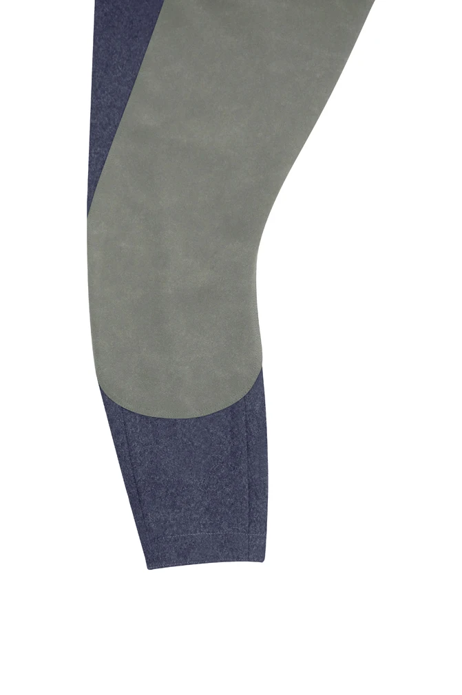 GUWF-B018 WWII German Luftwaffe M44 Blue Grey Wool Mounted Troops Riding Breeches