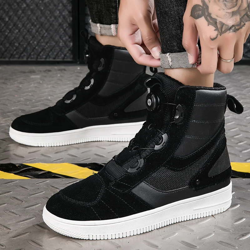 Off-road Riding Shoes High Top Ankle Protection Bike Boots for Couples Men Sports Shoes for Professional Racers Motorcycle Shoes