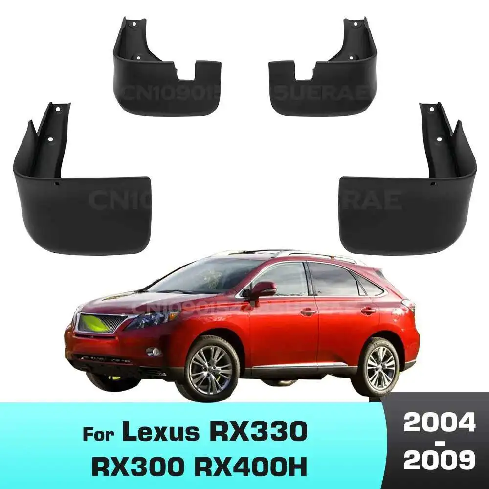 

For Lexus RX330 RX350 RX400H 2004 2005 2006 2007 2008 2009 Fender Mudguard Mud Flaps Guard Splash Flap Mudguards Car Accessories