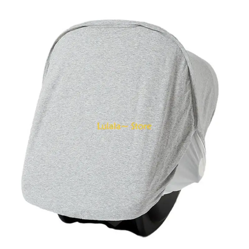 Y4QA Baby Carrying Basket Windproof Cover Infant Toddlers Pram Dirtproof Hood 2-Layer