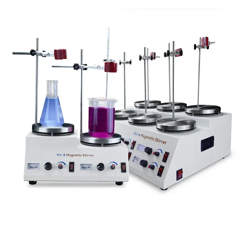 New 220v New Heated Magnetic Stirrer Digital Display Constant Temperature Magnetic Stirrer Laboratory 246 Multi-unit Collector O