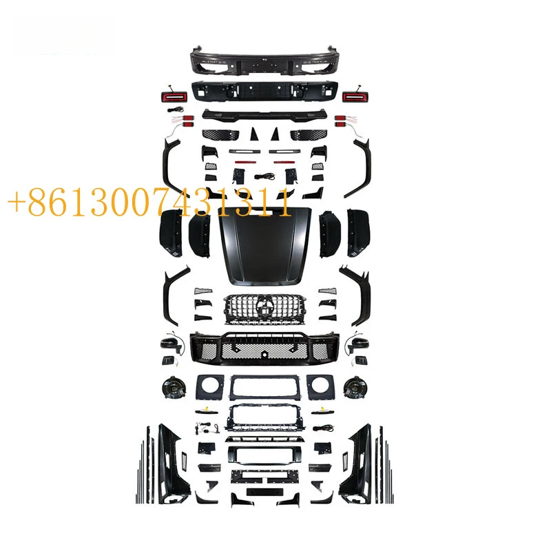 

W463 03-18 Old To New 2025 Wide Body Surround Kit Mod Parts Benzer G Class Square SUV