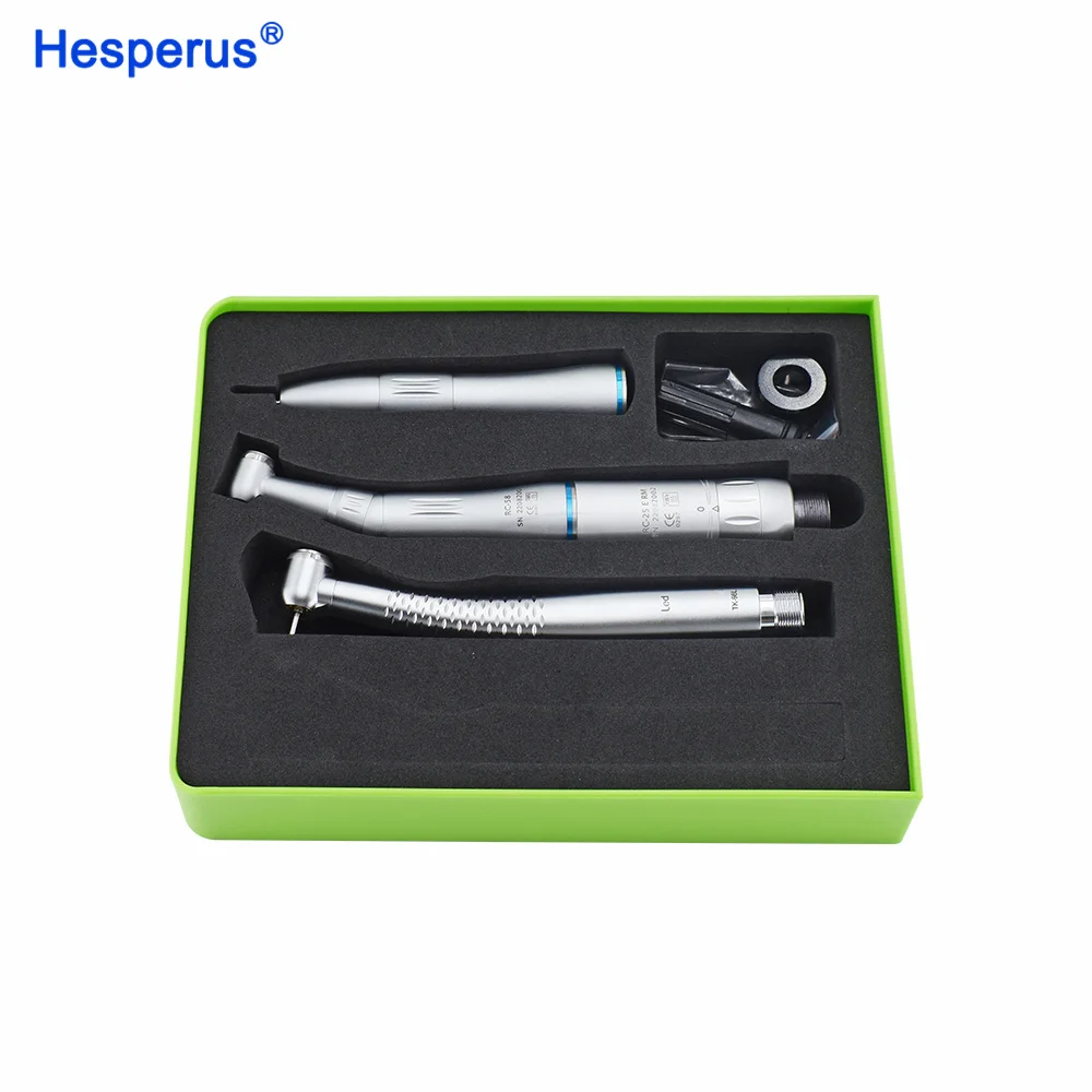 Den tal Low Speed Turbine Internal Water Spray Den tal Handpiece 2/4 Holes Air Motor/Contra Angle/Straight Handpiece