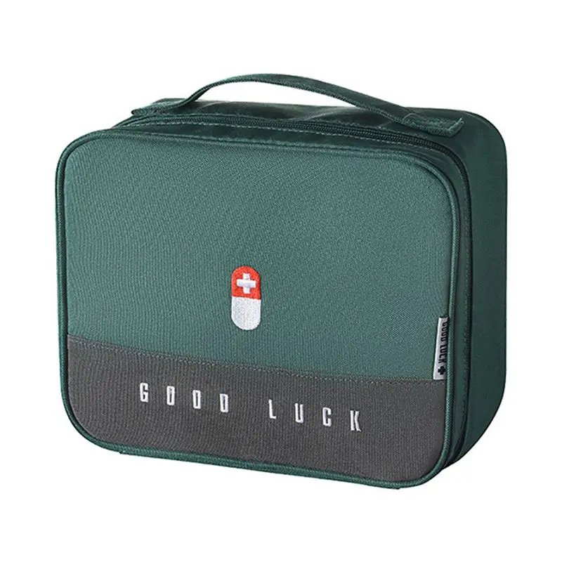 texu-10x-portable-storage-bag-multifunctional-first-aid-kit-for-hiking-backpacking-camping-travel-car-and-cycling-green