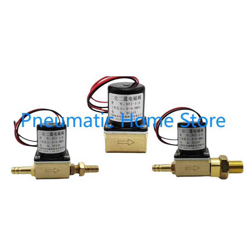 Two-position Two-way Solenoid Valve DF2-3-B DF2-3-C Argon Gas Welding Machine M14X1.5 M8 Connector DC24V AC36V AC220V
