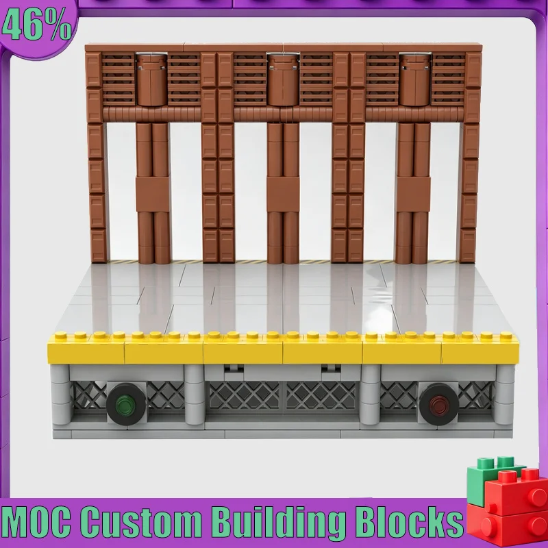 472PCS Death Egg Freestand MOC Game Scene Model Custom Puzzles Architecture DIY Creative Assembly Educational Toy Popular Gifts